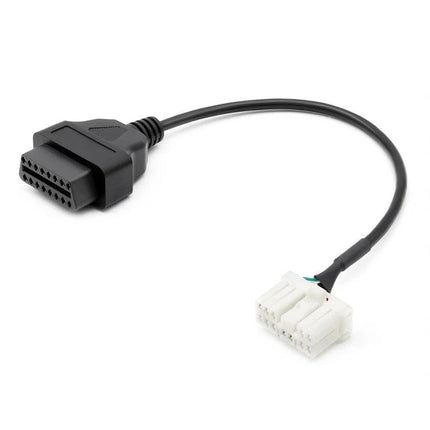Accessory for Tesla Model X and S Vehicle Maintenance - black plastic diagnostic plug cable for 2012-2015 models, lightweight connector for home checks