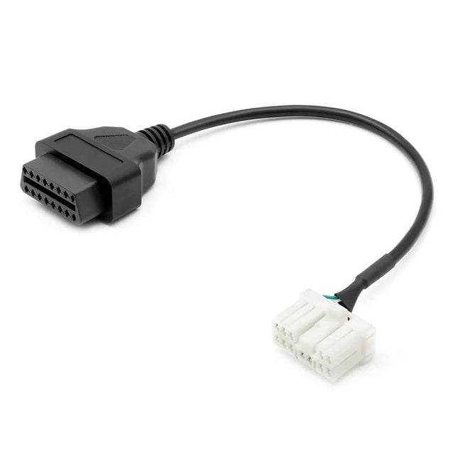 Accessory for Tesla Model X and S Vehicle Maintenance - black plastic diagnostic plug cable for 2012-2015 models, lightweight connector for home checks