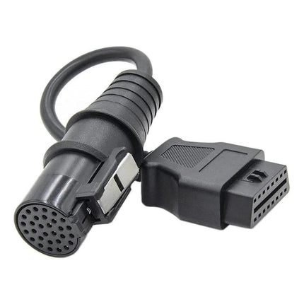 OBD Adapter Cable for Iveco Truck Maintenance Needs - 30-pin to 16-pin diagnostic adapter cable for on-the-road truck diagnostics