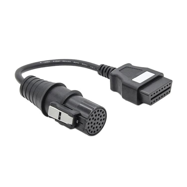 OBD Adapter Cable for Iveco Truck Maintenance Needs — 30-pin to 16-pin OBD2 diagnostic adapter cable for Iveco trucks