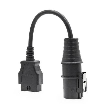 OBD Adapter Cable for Iveco Truck Maintenance Needs - 30 pin to 16 pin diagnostic adapter cable for on-road Iveco truck inspections
