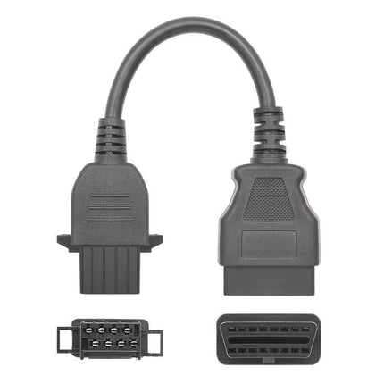 Adapter Cable for Volvo Truck Maintenance in Daily Use - 8-pin Volvo to OBD2 16-pin diagnostic adapter cable for routine checks and troubleshooting