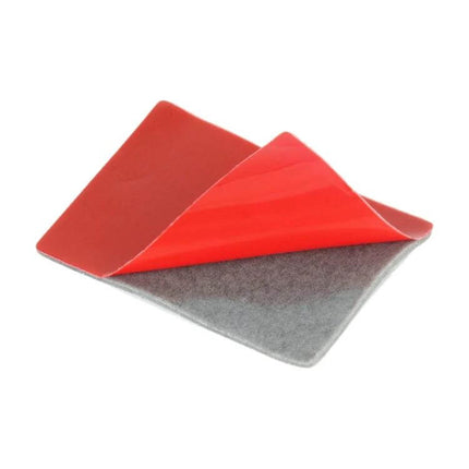 F-Sport Aluminum Alloy Personalized Car Stickers, Type D red adhesive backing foam pad for durable emblem application