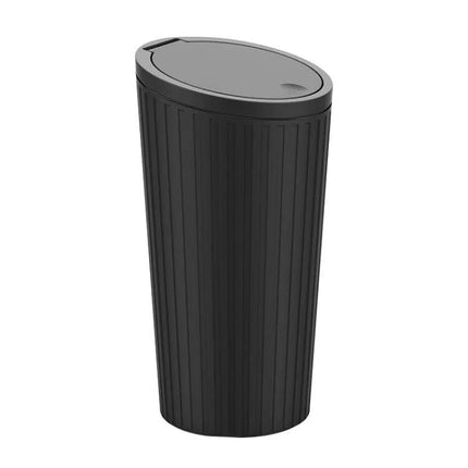 Car Armrest Box Trash Can With Lid For Front Console Storage