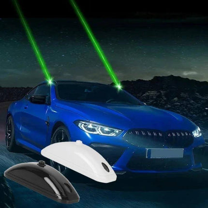 Car Warning Light Dual Flash For Rain And Fog Driving - dual-beacon roof signal for cars, motorcycles and camping, ABS body visible in low visibility