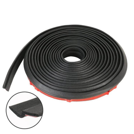 Universal Z Type 5m Rubber Seal Strip for Car Doors shown rolled with adhesive backing for easy door weatherproofing and noise reduction