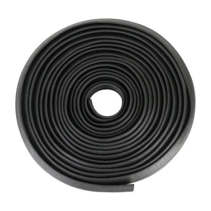 Universal Z Type 5m Rubber Seal Strip for Car Doors — rolled black flexible adhesive weatherproof door seal for cars