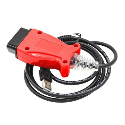 Ford Vehicle Diagnostic Tool for Daily Car Maintenance - red OBD2 USB cable for reading fault codes and routine car checks