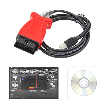 Ford Vehicle Diagnostic Tool for Daily Car Maintenance - USB OBD2 cable with software CD for reading fault codes and routine diagnostics