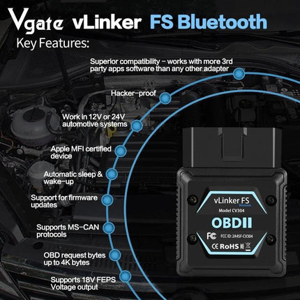 Handy Device for Routine Car Checks During Daily Commutes - Bluetooth OBDII adapter with smartphone diagnostics