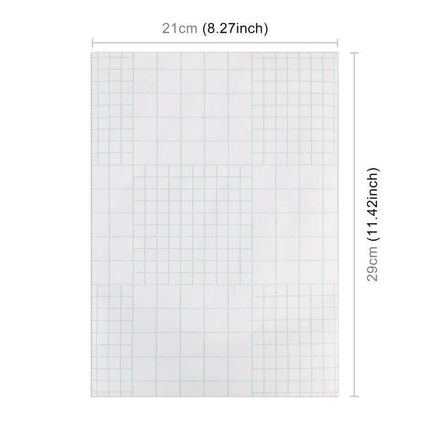 3D Personalized PVC Self-Adhesive Stickers for Car Decoration - clear 21x29cm grid backing sheet for easy application on smooth car surfaces