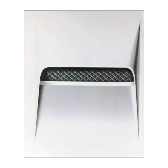 Self-Adhesive Fake Vent Decorative Sticker for Cars - white adhesive faux vent decal shown on car panel for easy styling and resale prep
