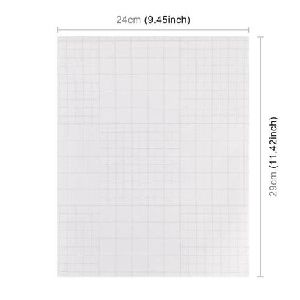 Self-Adhesive Fake Vent Decorative Sticker for Cars white adhesive sheet with grid backing 24cm x 29cm (9.45in x 11.42in) for car application