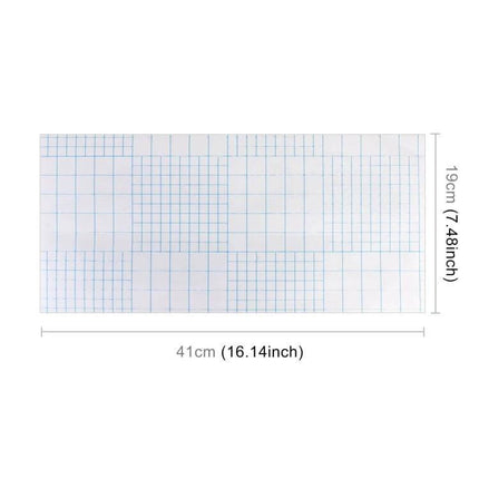 Self-Adhesive Fake Vent Stickers for Car Body Decoration PVC backing sheet showing 41cm x 19cm grid for easy cutting and application