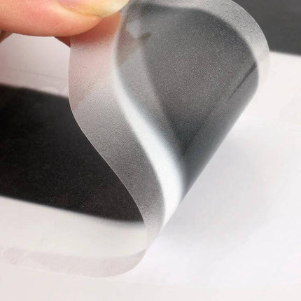 Self-Adhesive Fake Vent Stickers for Car Body Decoration - hand peeling translucent PVC adhesive vent sticker sample