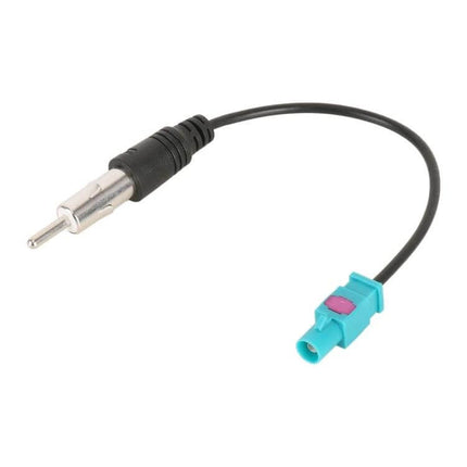 Jeep And Dodge Car Audio Wiring Harness For OEM Radio Install – OEM radio antenna and blue ABS connector cable adapter