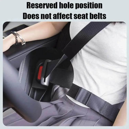 Car Seat Gap Storage Box For Tesla Model 3 And Y Set - reserved hole design that does not affect seat belts, TPE gap organizer
