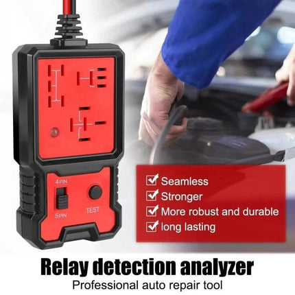 CNBJ-707 Relay Tester for Everyday Car Maintenance diagnostic tool checking 4-pin and 5-pin relays for routine auto maintenance