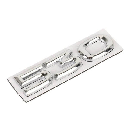 Custom Metal Car Number 530 Stickers for Vehicle Decoration - chrome metal 530 adhesive emblem for car personalization