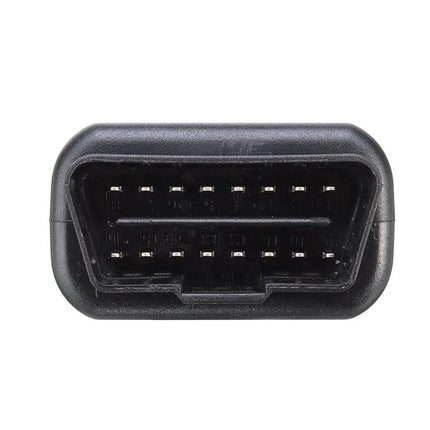 OPCOM Diagnostic Tool for Routine Car Maintenance Checks - close-up of OBD-II connector plug for home vehicle diagnostics