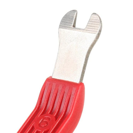 Handy Short Screwdriver for Home Car Door Panel Tasks stainless steel short tool with red ergonomic handle for tight spaces
