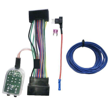 Subwoofer Line Output Harness For Ford Focus Plug-and-Play with RCA cables remote wire and blue power lead for 2011-2018 Ford radios