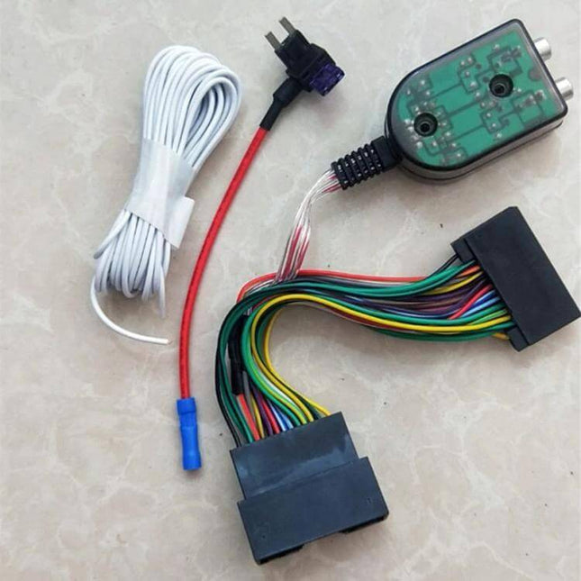 Subwoofer Line Output Harness For Ford Focus Plug-and-Play – RCA harness, remote wire and connectors for 2011–2018 Ford radios