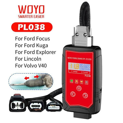 WOYO Tool for Workbench Testing of Car Steering Components handheld PL038 EPS tester for Ford Focus Kuga Explorer Lincoln Volvo V40