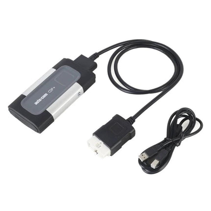 Autocom Tool for Everyday Vehicle Maintenance Checks - Autocom CDP+ wireless diagnostic adapter with OBD connector and USB cable