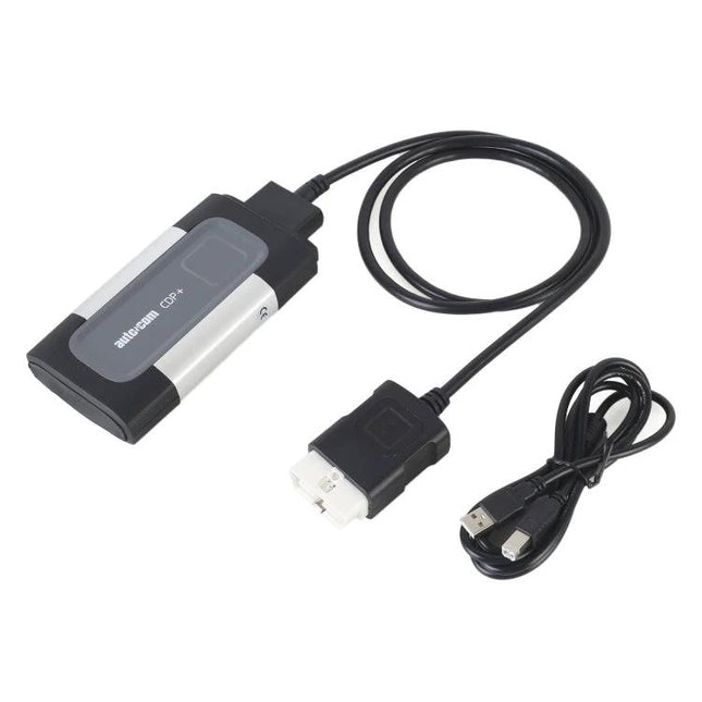 Autocom Tool for Everyday Vehicle Maintenance Checks - Autocom CDP+ wireless diagnostic adapter with OBD connector and USB cable