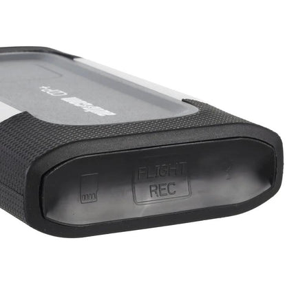 Autocom Tool for Everyday Vehicle Maintenance Checks - close-up of CDP+ wireless diagnostic device end with Flight Rec label, textured grip