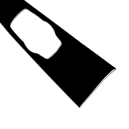 BMW Decorative Sticker for Left-Drive Car Panel - black ABS dashboard trim decal for left-hand drive BMW interior refresh