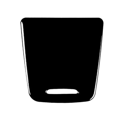 Decorative Cover for Mercedes-Benz A-Class Storage Box in piano black ABS, sleek replacement panel for interior storage compartment