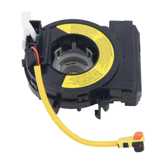 Hyundai Tucson ix35 2010-2015 Clock Spring Replacement - black plastic clock spring with yellow airbag connector and wiring