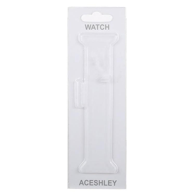 Rectangular Paper Packaging for 50 Smart Watch Bands - white retail paper sleeve for single smart watch band display and protection
