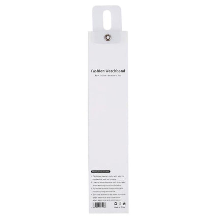 Rectangular Packaging Box for Smart Watch Bands, 50 Pieces, Size 23.3x5.2x1.9cm - white paper hang-tab box for single watchband display and shipping