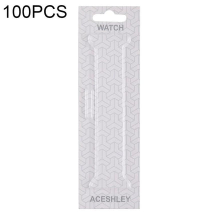 Practical Rectangle Paper Packaging for 100 Smart Watch Bands - compact protective display card for retailers and travel