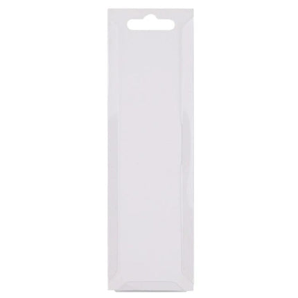 Practical Rectangle Paper Packaging for 100 Smart Watch Bands — slim white hanging package for organizing and protecting multiple watch bands
