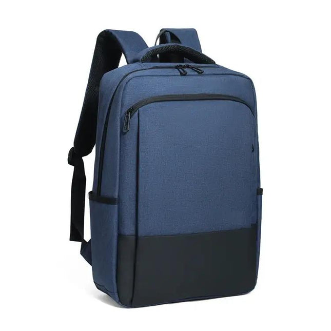 Oxford Laptop Backpack With Trolley Strap For Daily Commute | Syndmart