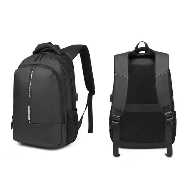 Oxford Laptop Bag Backpack With Trolley Strap For Daily Commute