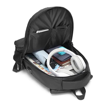 Oxford Laptop Bag Backpack With Trolley Strap For Daily Commute