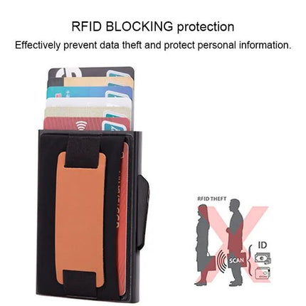 Pop Up Card Wallet RFID Anti Theft For Everyday Use