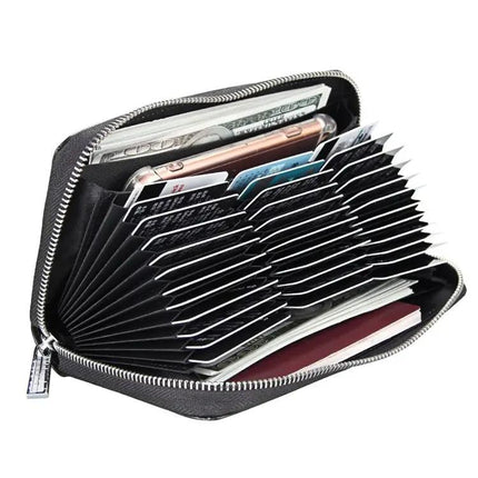 Antimagnetic RFID Passport Card Holder, Large Capacity