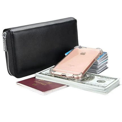 Antimagnetic RFID Passport Card Holder, Large Capacity