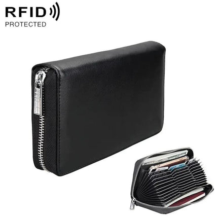 Antimagnetic RFID Passport Card Holder, Large Capacity