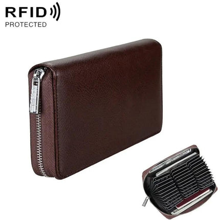 Antimagnetic RFID Passport Card Holder, Large Capacity