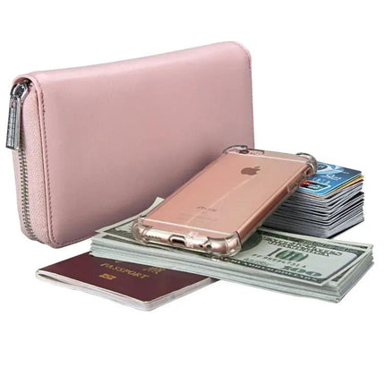 Antimagnetic RFID Passport Card Holder, Large Capacity