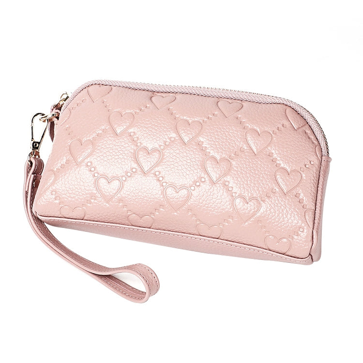 2025 Multifunctional Litchi Texture Women Large Capacity Hand Wallet Shell bag with Card Slots