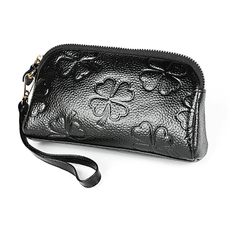 2026 Multifunctional Litchi Texture Women Large Capacity Hand Wallet Shell bag with Card Slots