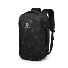 Mochila de viaje de negocios impermeable y versátil Ozuko 9216 para hombres y mujeres, 20 pulgadas de gran capacidad